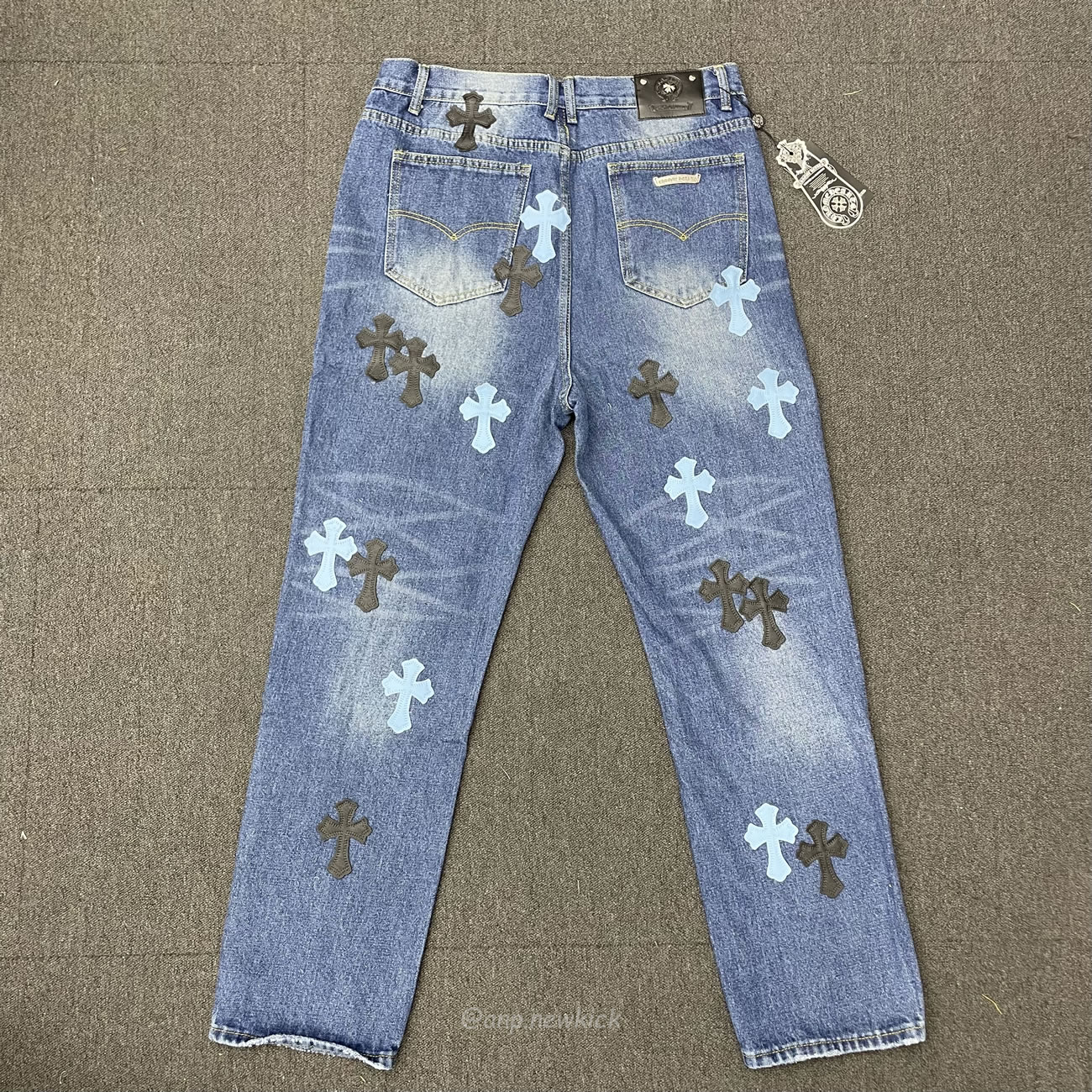 Chrome Hearts Blue Jeans Cross Patch (3) - newkick.app